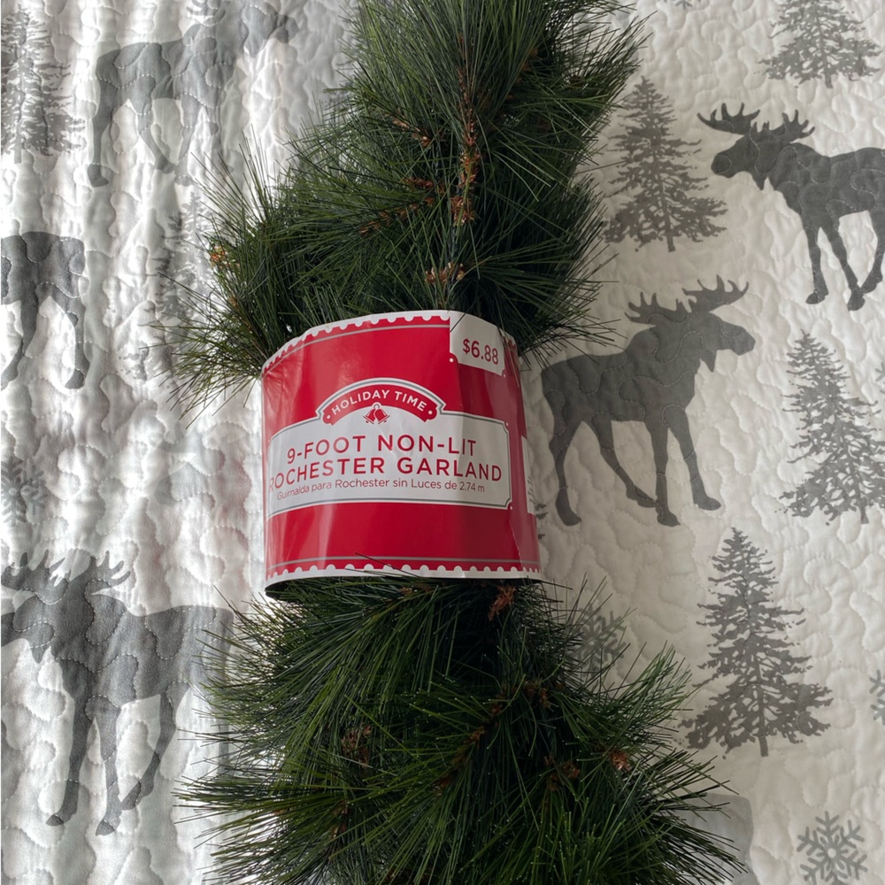 Walmart 9 foot Christmas garland